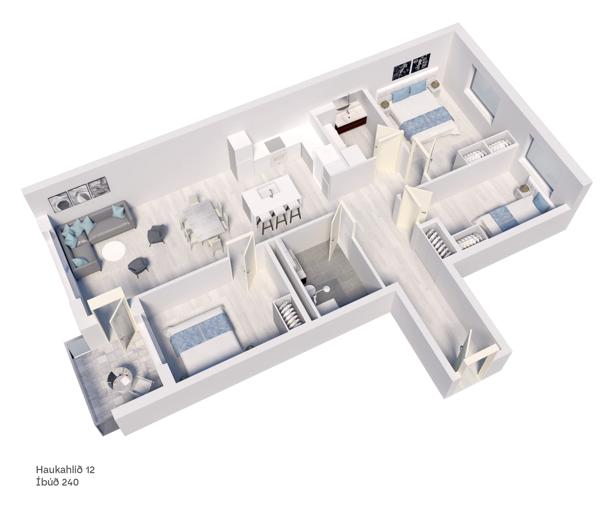 Grunnteikning fyrir 240