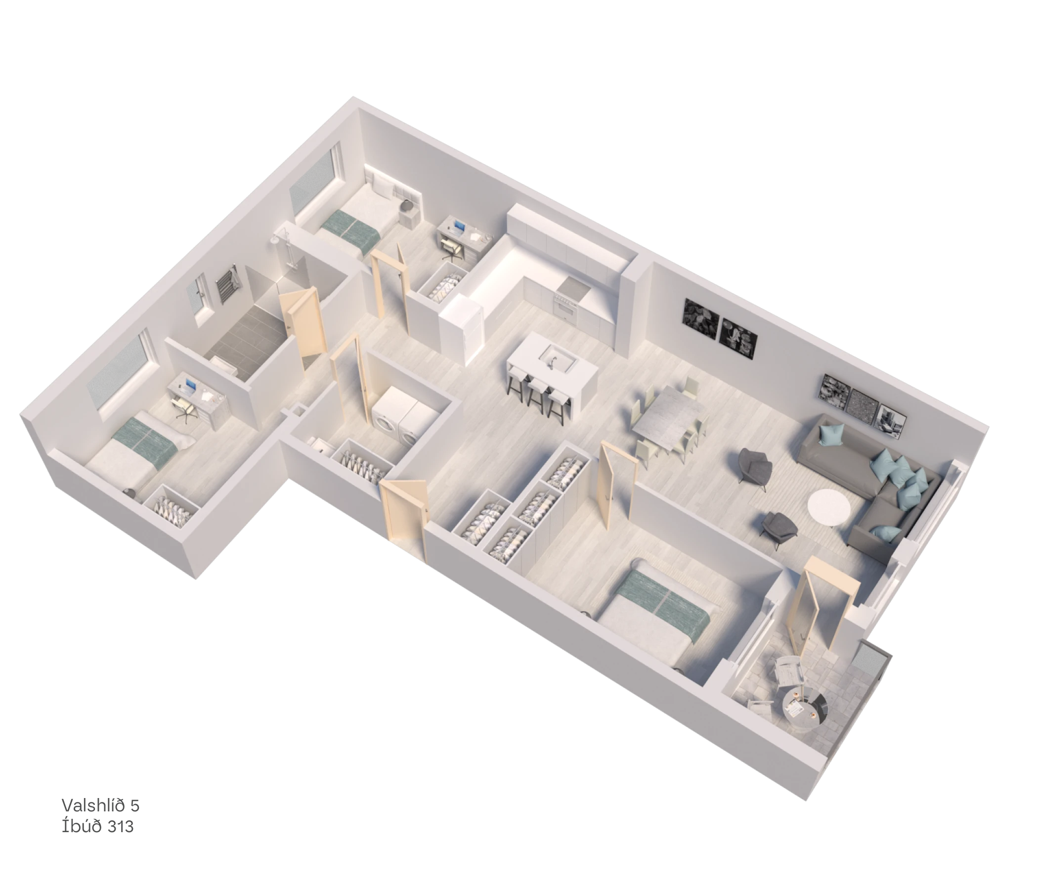 Grunnteikning fyrir 313