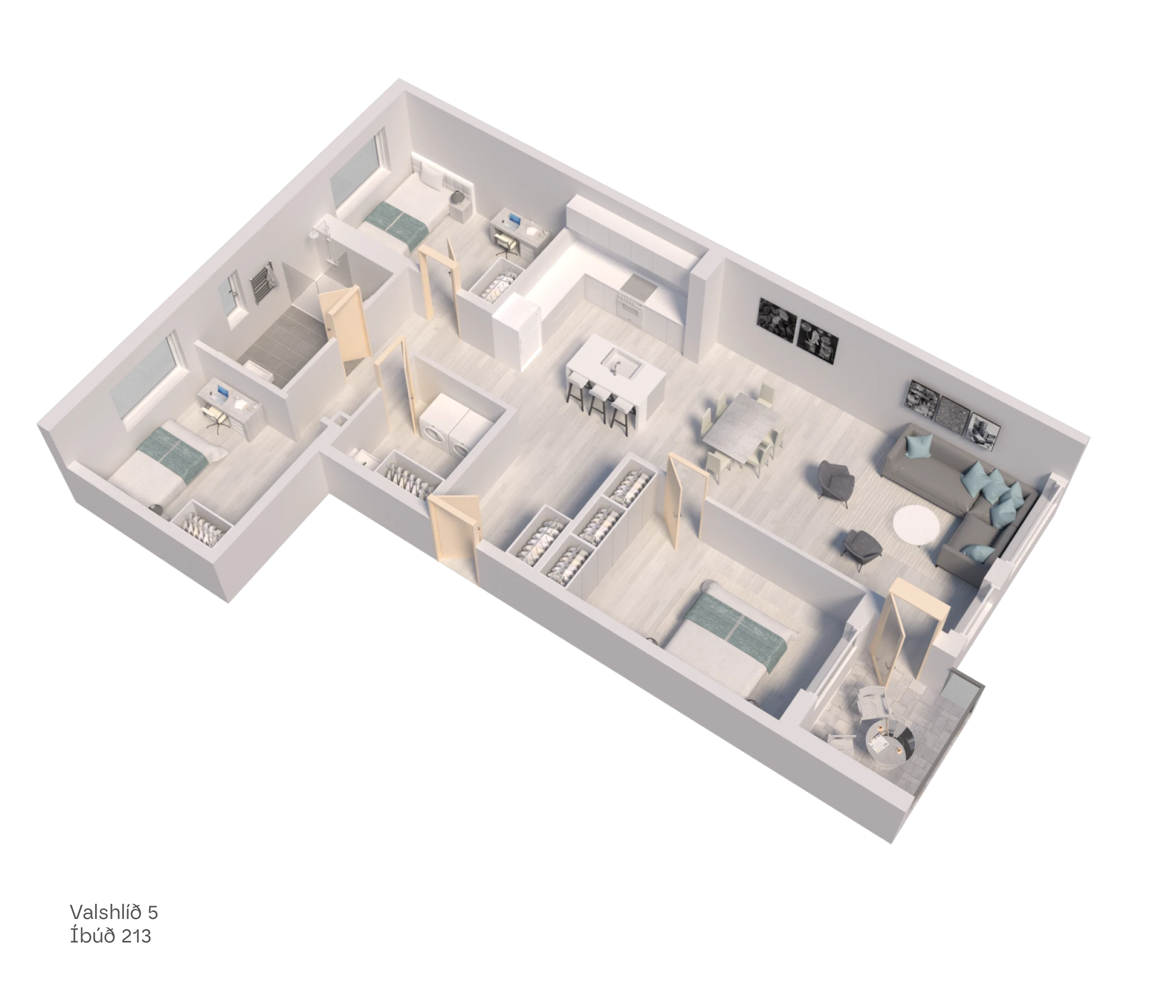 Grunnteikning fyrir 213