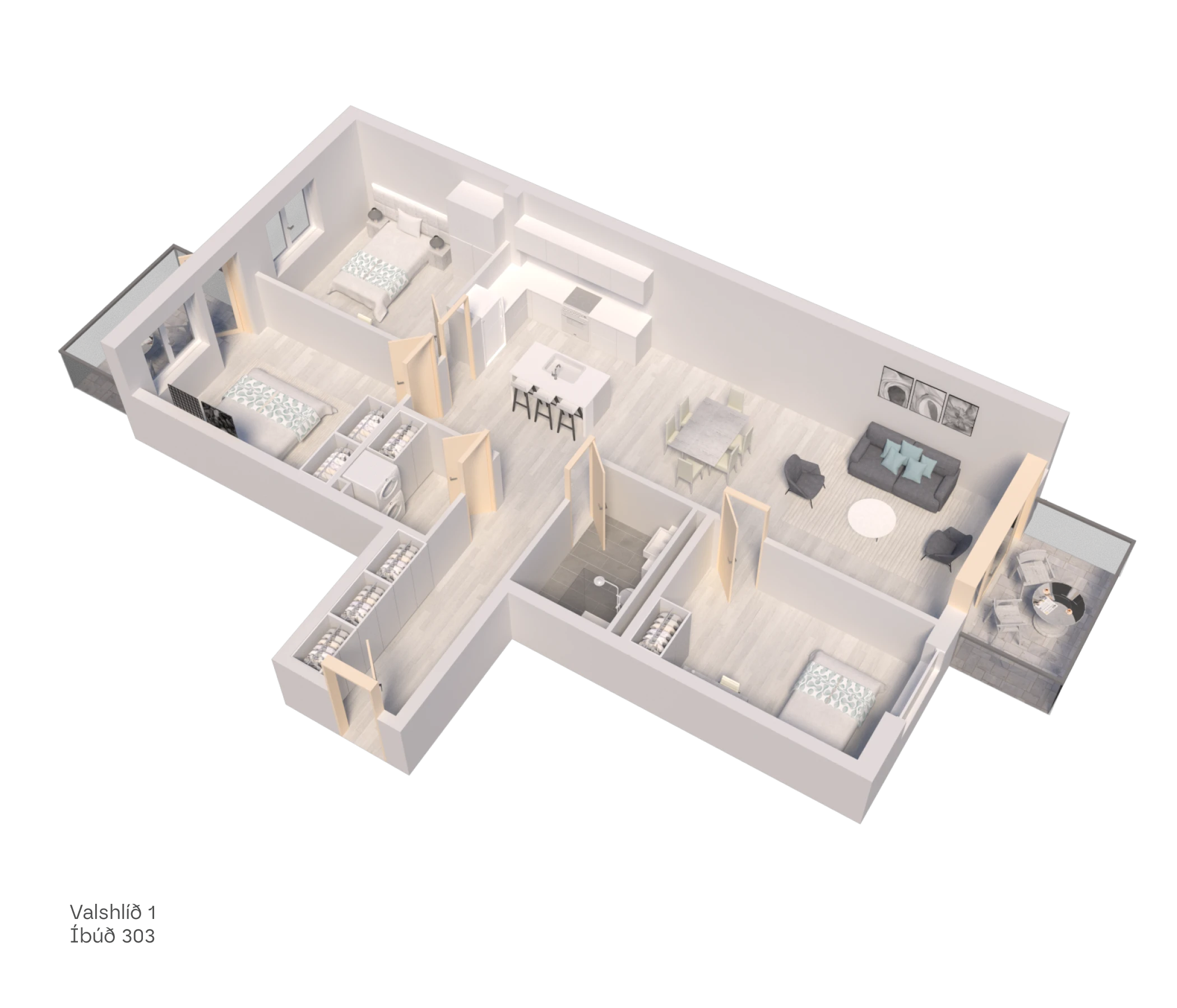 Grunnteikning fyrir 303