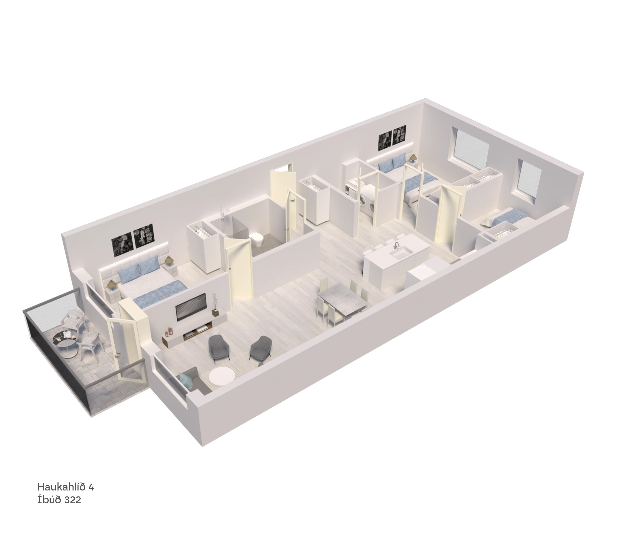 Grunnteikning fyrir 322