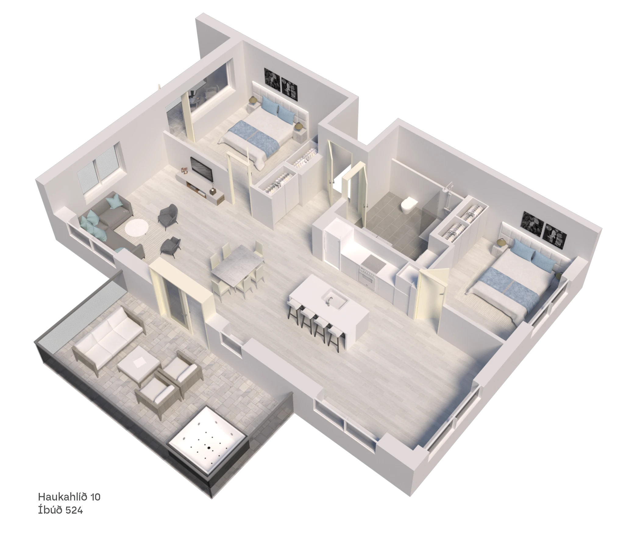 Grunnteikning fyrir 524